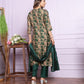 Buy Green Elegant Modal Silk Straight Pant Set Online