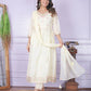 Buy Elegant Cotton Flare Dress Kurti with Pant & Dupatta 