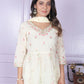 Buy Elegant Cotton Flare Dress Kurti with Pant & Dupatta 