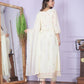 Buy Elegant Cotton Flare Dress Kurti with Pant & Dupatta 