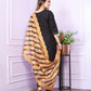 Shop Fancy Black Straight Pant Set Online | Vaanya Kurtis