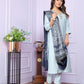 Stylish Blue Viscose Silk Sets with Dupatta | Vaanya Kurtis