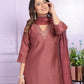 Buy Trending V-Neck Pant Set in Modal Silk | Vaanya Kurtis