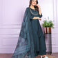 Buy Trendy Side Cut Pant Set in Silk Online | Vaanya Kurtis