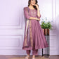 Shop Festive Purple Straight Kurta Pant Set Online | Vaanya Kurtis
