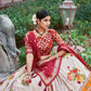 Shop White Ikat Patola Lehenga Set Online | Vaanya Kurtis