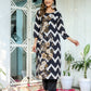Buy Black Cotton Digital Print Pant Set | Vaanya Kurtis