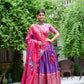 Buy Elegant Purple Color Silk Meenakari Lehenga Set Online