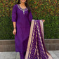 Dashing Hand Work Kurti Set.
