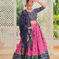 Buy Chic Pink Meenakari Lehanga Choli Set | Vaanya Kurtis