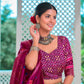 Buy Elegant Silk Meenakari Lehanga Set Online | Vaanya Kurtis