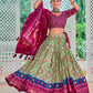 Buy Elegant Silk Meenakari Lehanga Set Online | Vaanya Kurtis