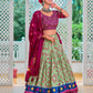 Buy Elegant Silk Meenakari Lehanga Set Online | Vaanya Kurtis