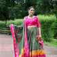 Buy Latest Green Festive Meenakari Foil Lehenga Choli Set