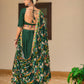 Buy Navratri Special Green Bandhej Lehenga Choli Set