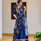 Shop Elegant Navy Blue Bandhej Lehenga Choli Set Online