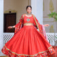 Festive Rayon Bandhani Lehenga Choli Online | Vaanya Kurtis